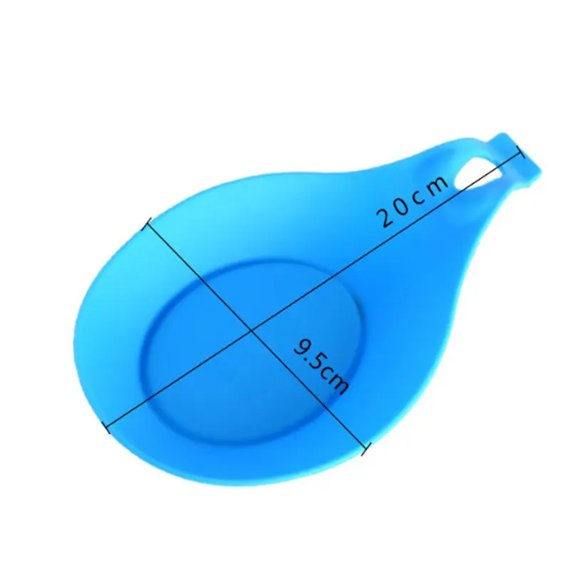 
Lixsun Food Grade Silicone Cooking Kitchen Spoon Rest Utensil Spatula Holder On Pot Cooking Tool 