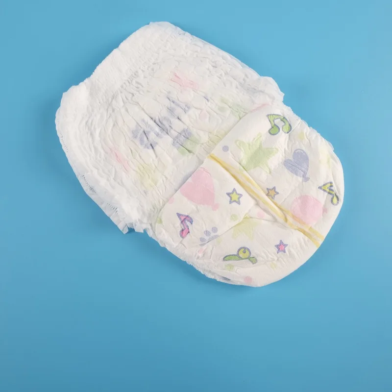Comfortable disposable organic baby dipers nappy pants
