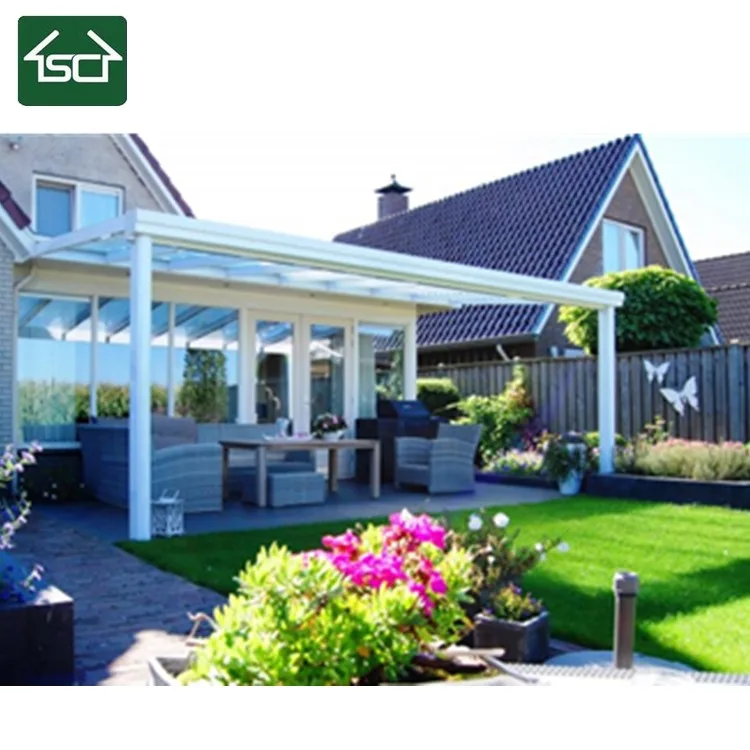 Wholesale Aluprofile Garten Pergola with Sliding Door