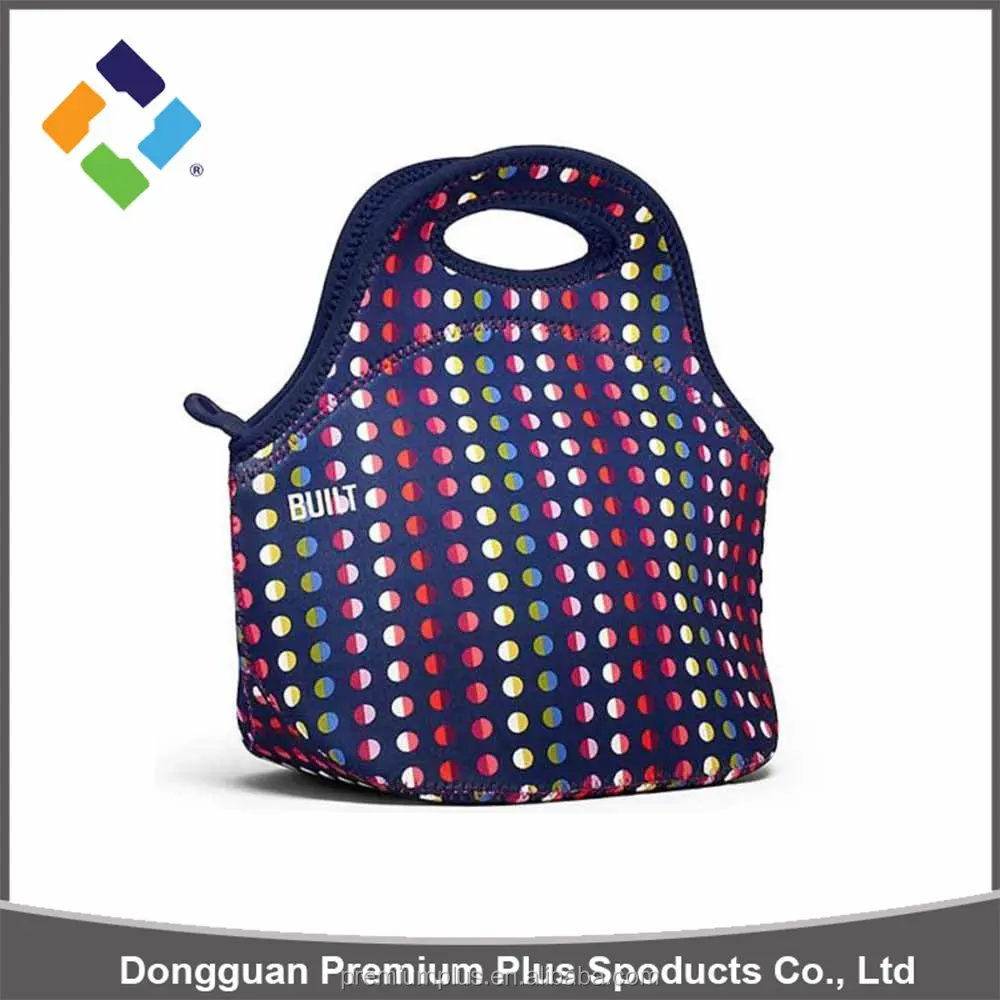 Colorful Stylish Neoprene Insulated Tote Lunch Bag Picnic Box Case