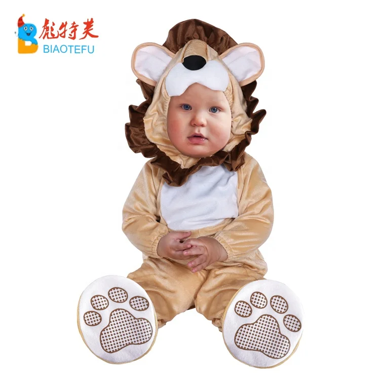 
new born baby infant animal lion cosplay costumes  (60834258319)