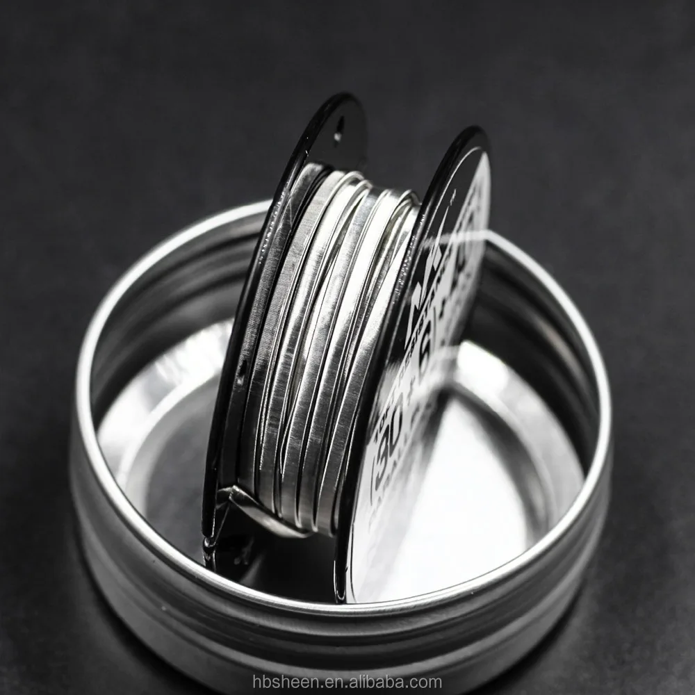 NK wholesale Ni80 fused clapton 30*6/40ga heating wire 10ft 6 core wire parallel clapton prebuilt coil wire