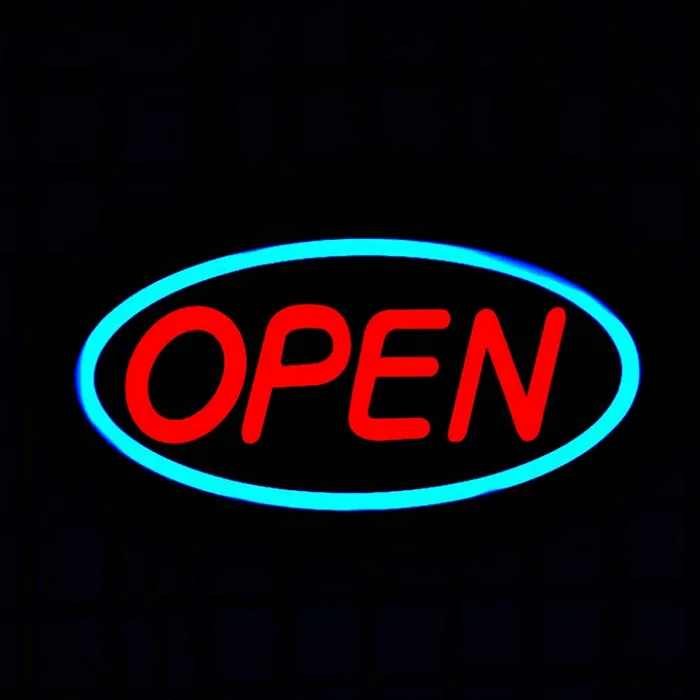 
Flashing Animated Business Motion Light Sign LED Open Neon Resin Sign 
