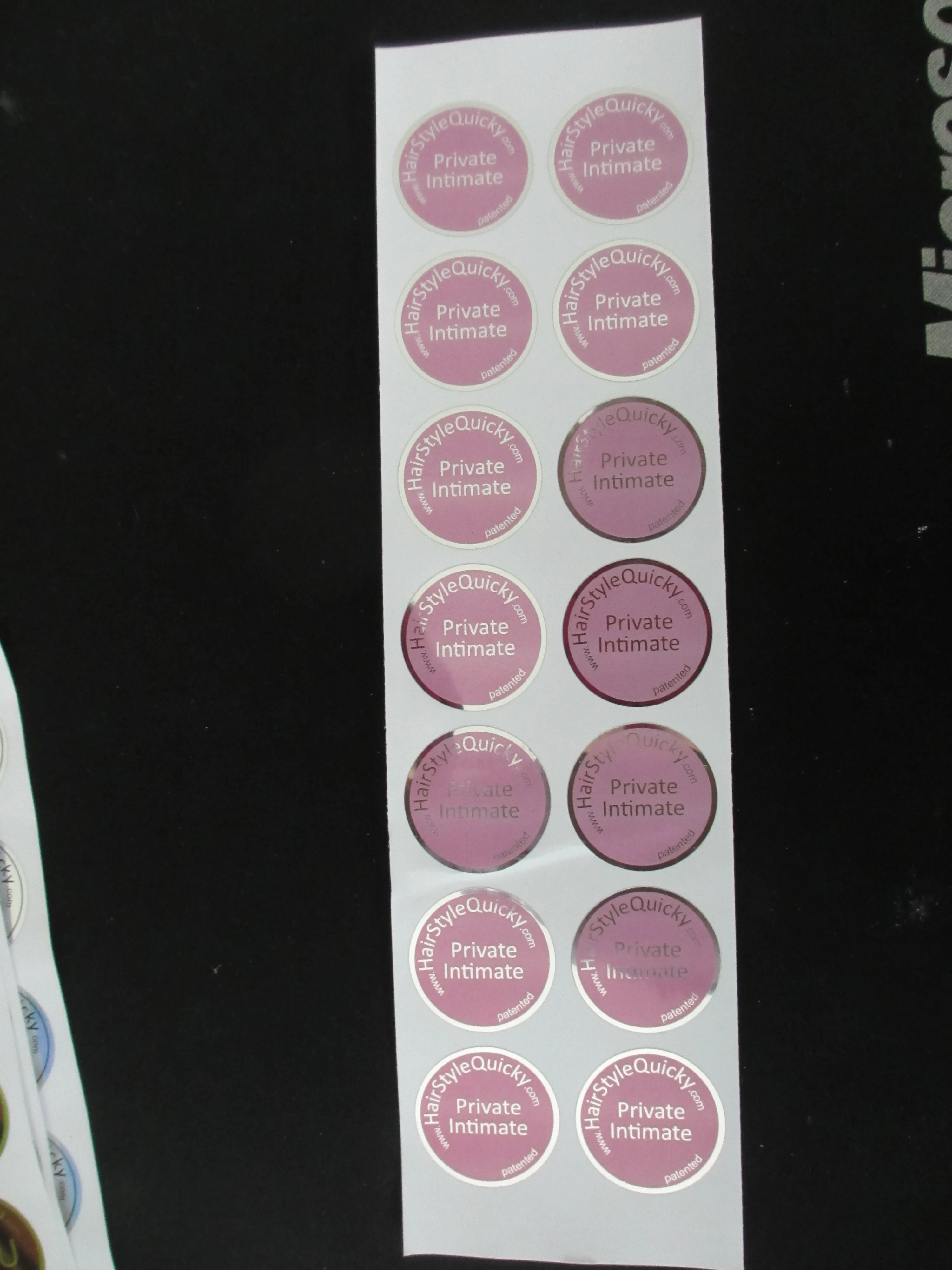 rose gold thin electroforming foil custom nickel metal sticker brandk logo adhesive label sticker