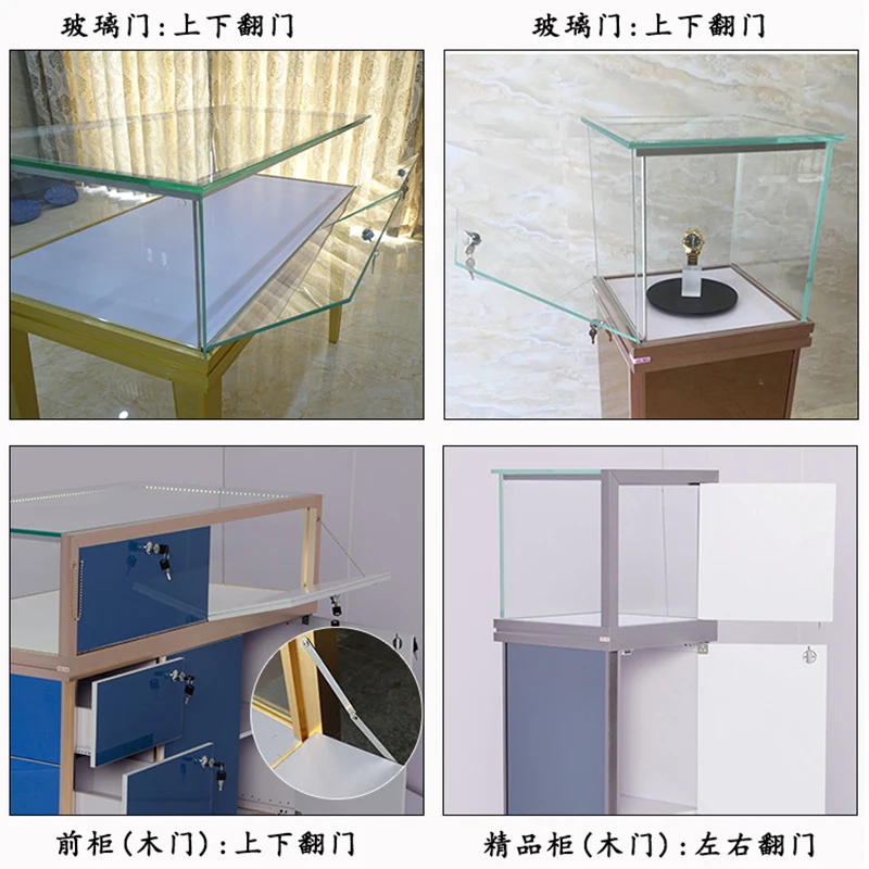 Высококачественная стеклянная витрина магазина с дизайном/Модная оптом