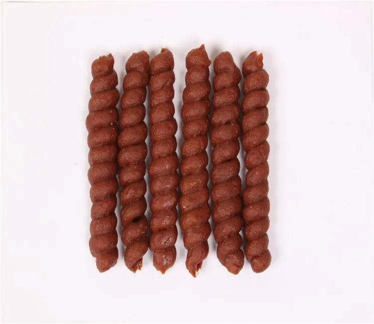 20 years pet foods factory newly developed  dog treats chicken and duck circling dog snacks