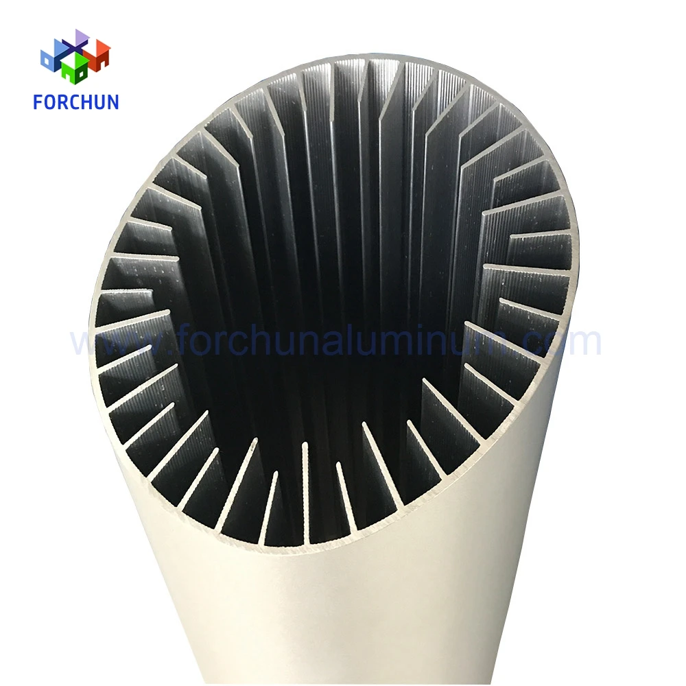 Large Round Hollow Aluminum Extrusion Heat Sink/Heatsink