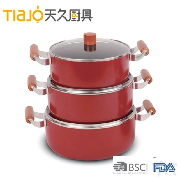 
China cookware manufacturer non-stick aluminum cookware set 