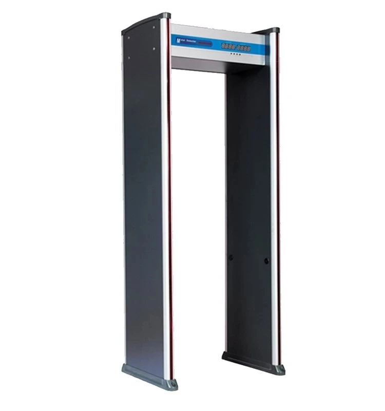 security door metal detector walk through Gun Detector with 6 zones MD-200