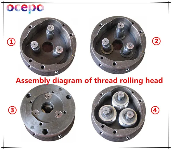 Thread Roller Dies Mould Tools for Rebar Thread Rolling Machine with Serve life of 5000 Bar End / OCEPO Chinese Manufacturer