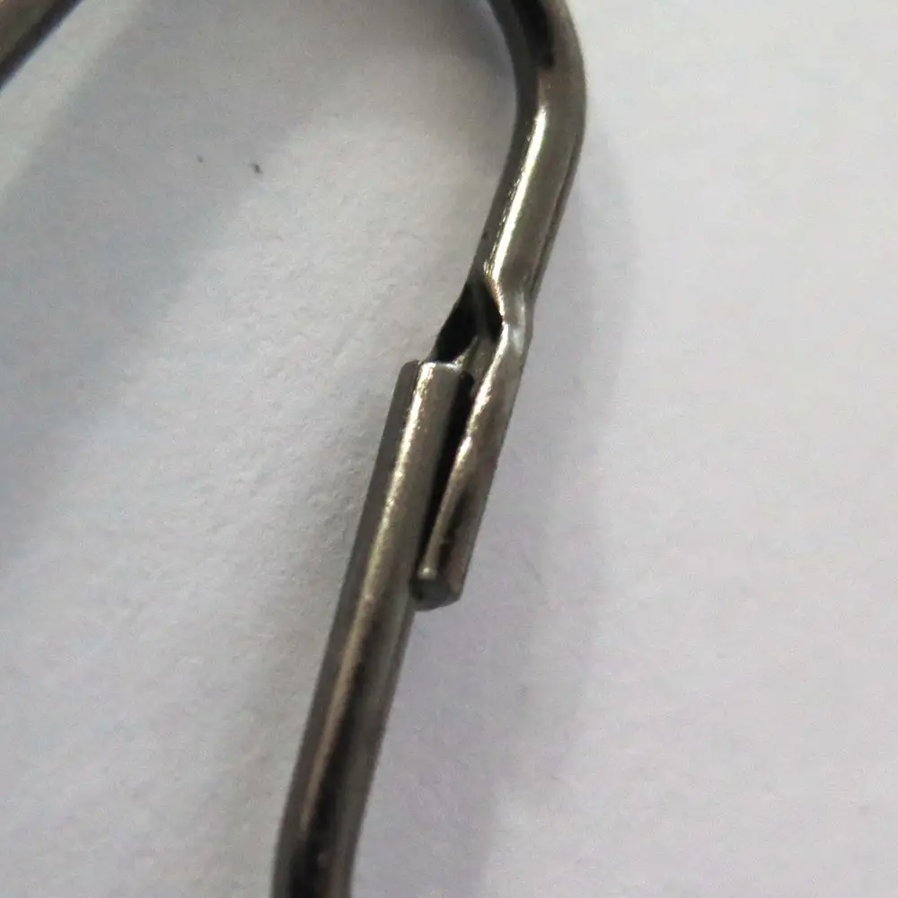 12PCS/Bag Shower Curtain Rings Black Nickel Plated Shower Curtain Hook