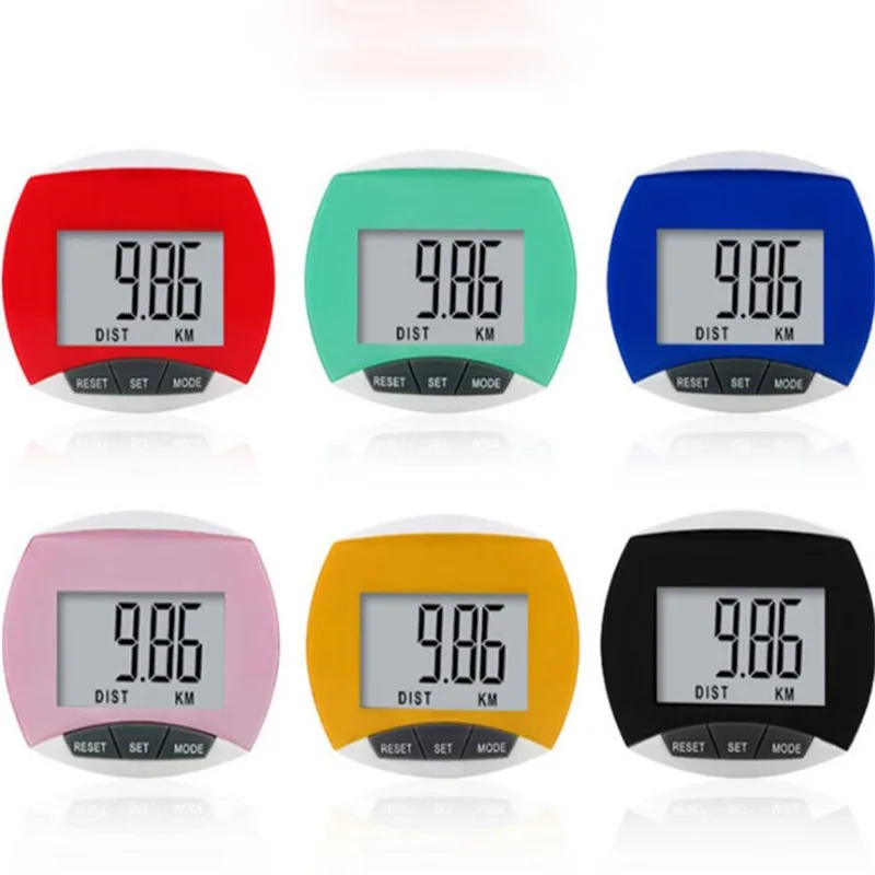 Smart Clip-On Walking 3D Pedometer OEM Wholesale Plastic Key Chains Promotion