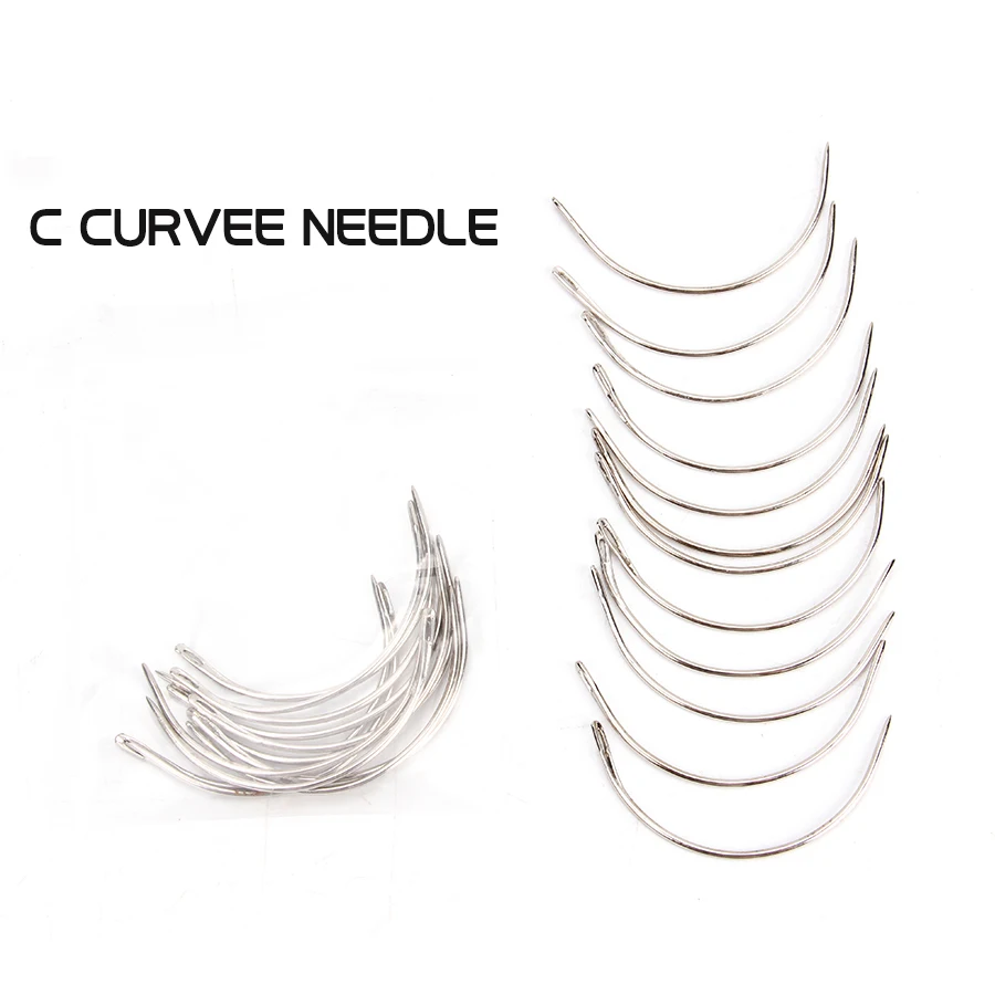 AliLeader Wholesale Curved Hair Weaving Needles For Making Wigs