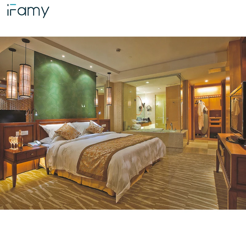 New design 5 star hotel beds king size hotel bedding set furniture bedroom set hotel home furniture for sale