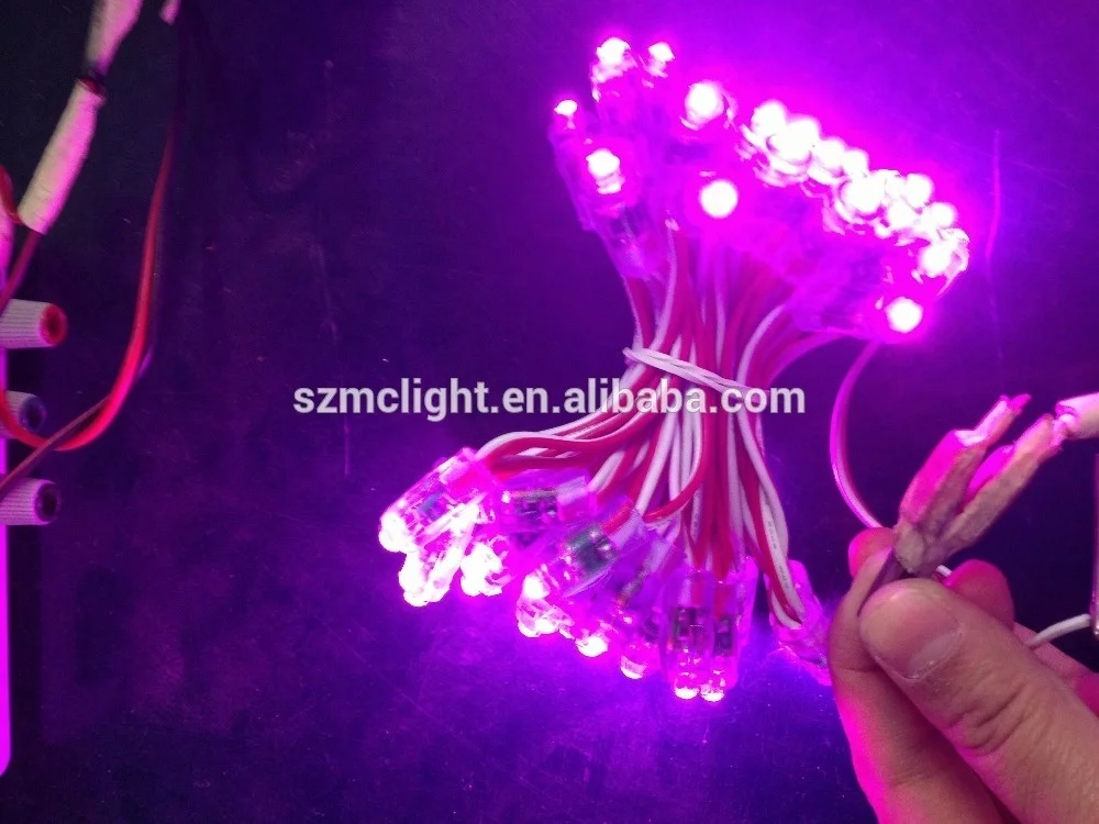 punching hole 12MM led pixel light outdoor for signal logos