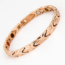 Hug 3000 gauss Magnet Stainless Steel Charm Bracelet for women gift