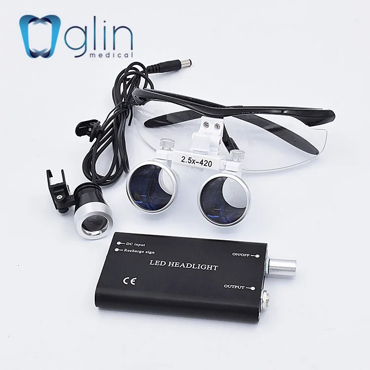 Factory Price Dental Loupes Video Recording Loupes With Light Binocular Loupes