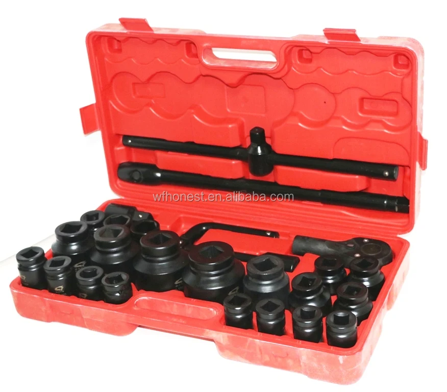 
OEM Tyre Repairing Phosphated Air Impact Socket Pneumatic Impact Socket Wrench Spanner 