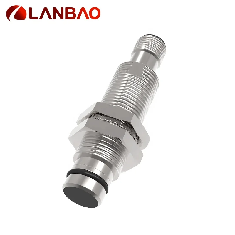 LANBAO High pressure resistant series cylindrical 500 Bar M12 connector NPN M16 mini proximity sensor
