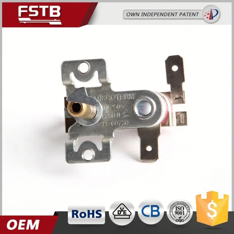 Quality Assurance Hvac Parts CB RoHS Defrost Bi-Metal Thermostat Switch