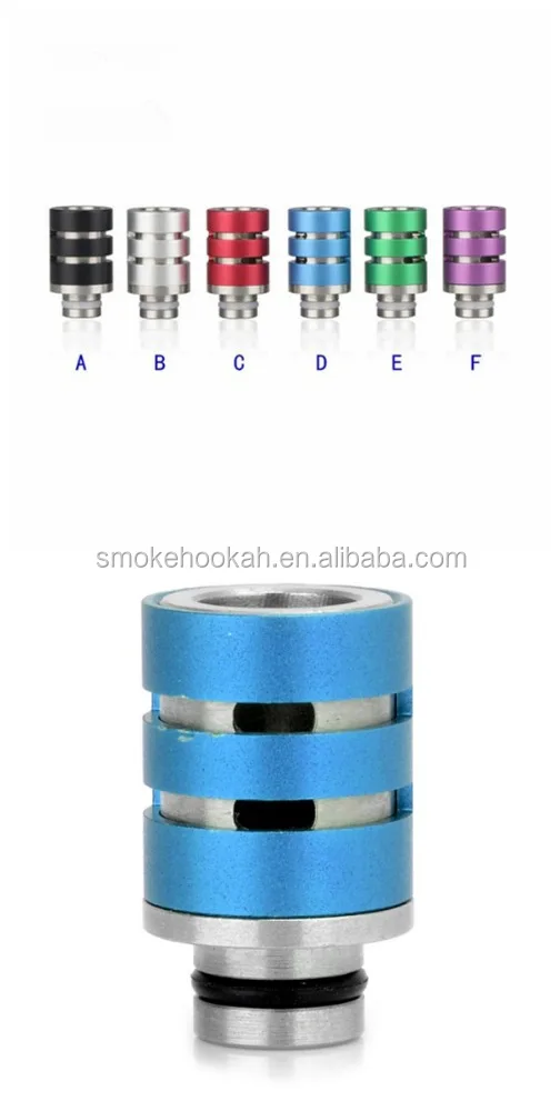 Nice design Aluminum Stainless Steel Airflow Drip Tip fit for 510 vape