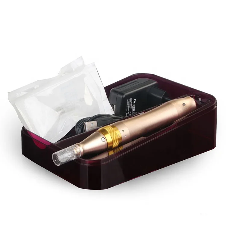 Dr.Pen Digital Derma Roller System Pen Stamp Microneedling Pen Machine Microneedles Needle Cartridges Clinic