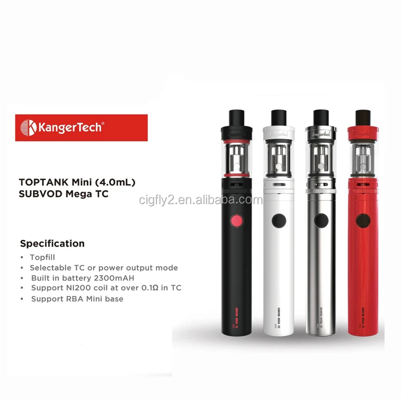 
2016 Kangertech Latest Style Kanger subvod mega with 650mah Evod Battery and selectable TC or power output mode 