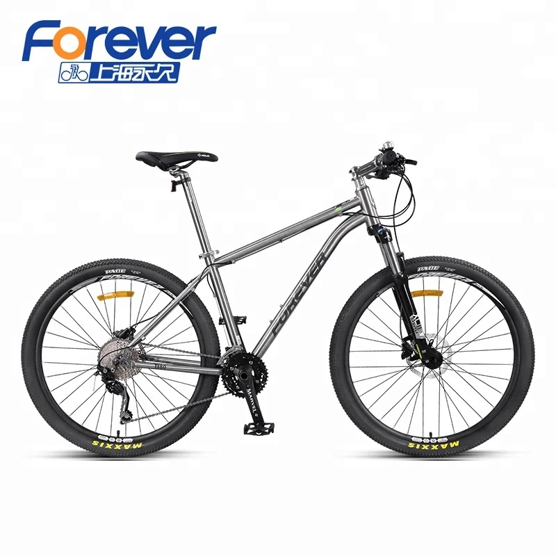 FOREVER 26/27.5 inch Titanium Alloy Mountain Bike Luxury Bicicletas Bicycle Sports Cycling Bike with Disc Brake
