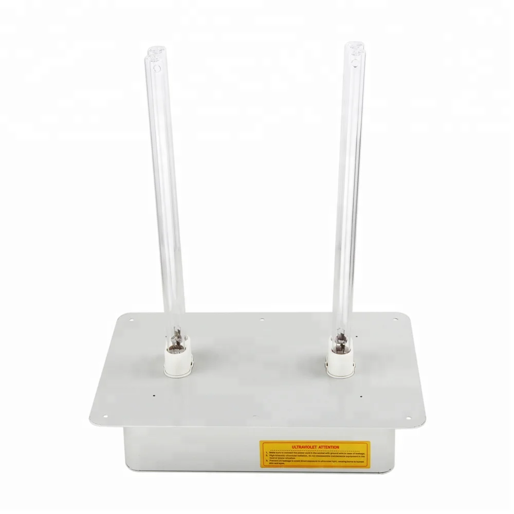 Ultravaiolet Dual Lamp Duct Air Cleaner Clean Hvac Uv Lights Air Purifier