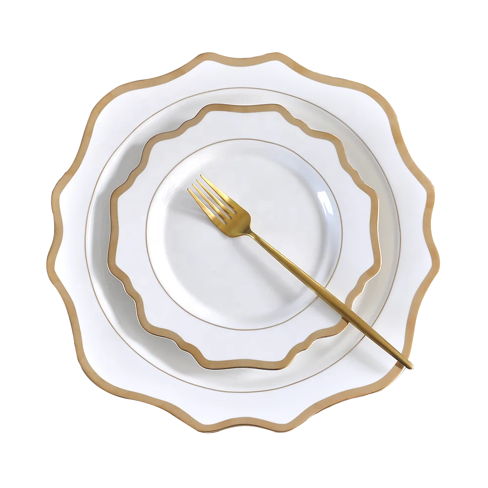 Cheap gold charger plates wholesale, base plates for weddings