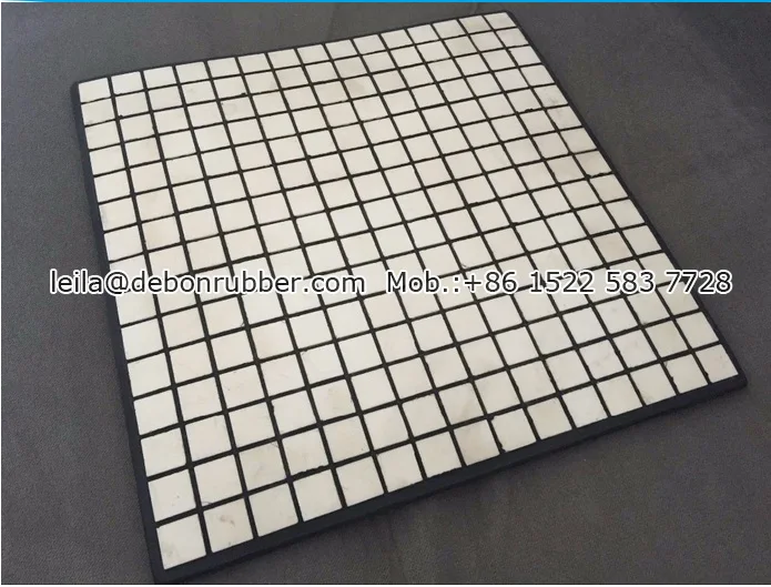 Wear-resistant rubber and ceramic liners for parachute