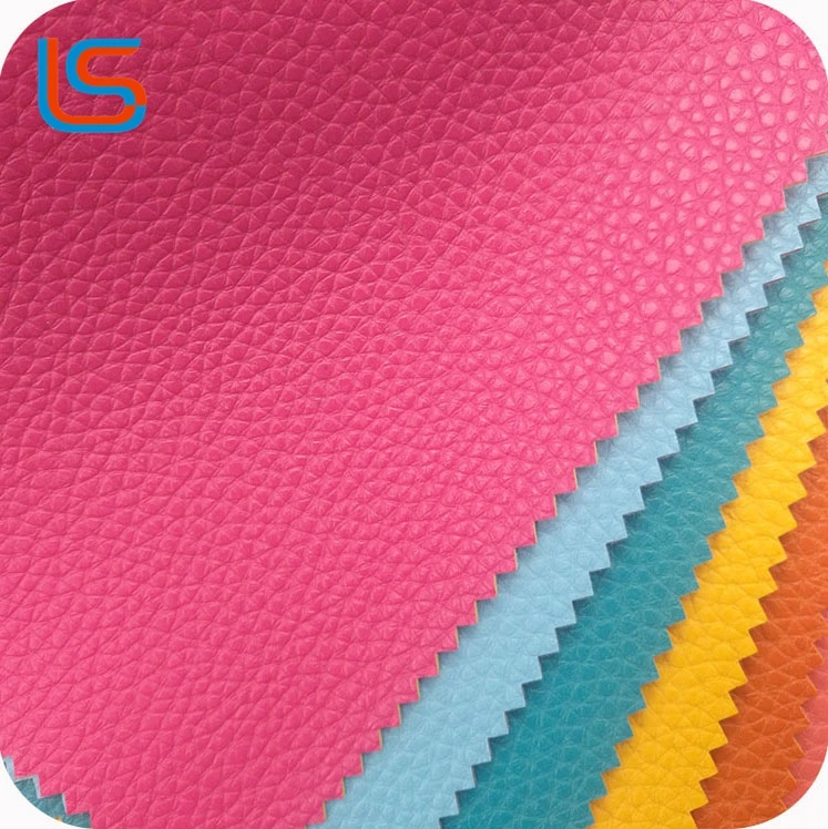
2020 pvc stock Non Woven Backing bag leather hot sale color edge classical design 