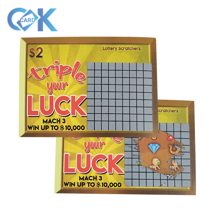 
Printed Customized Plastic PVC Scratch Card With Best Price 