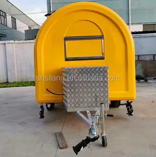 SHANGHAI silang turkey food trailer for panama food retro Custom Design Mobile Kitchen Kiosk Hot Dog Ice Cream Fast Foodtrailer
