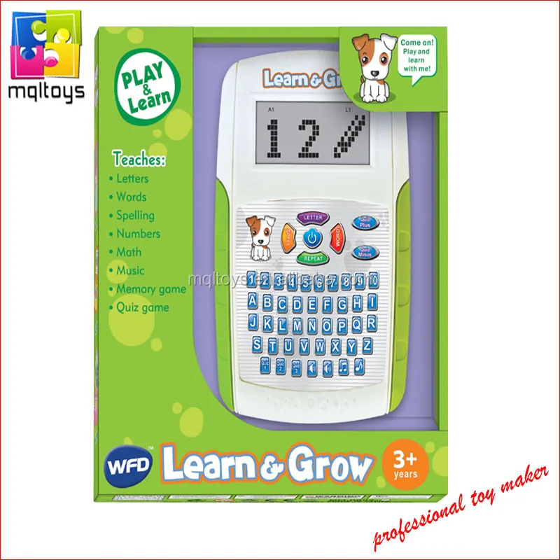 Pink mobile toy phone kid baby music learning study English