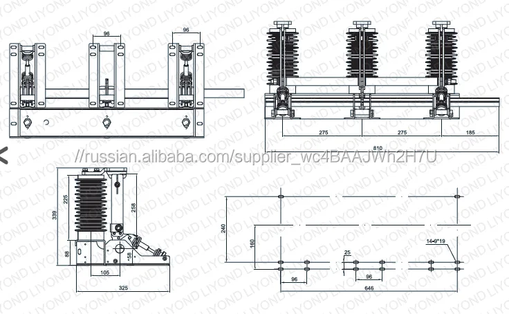 JN15-24/31.5 AC заземлитель высокого напряжения