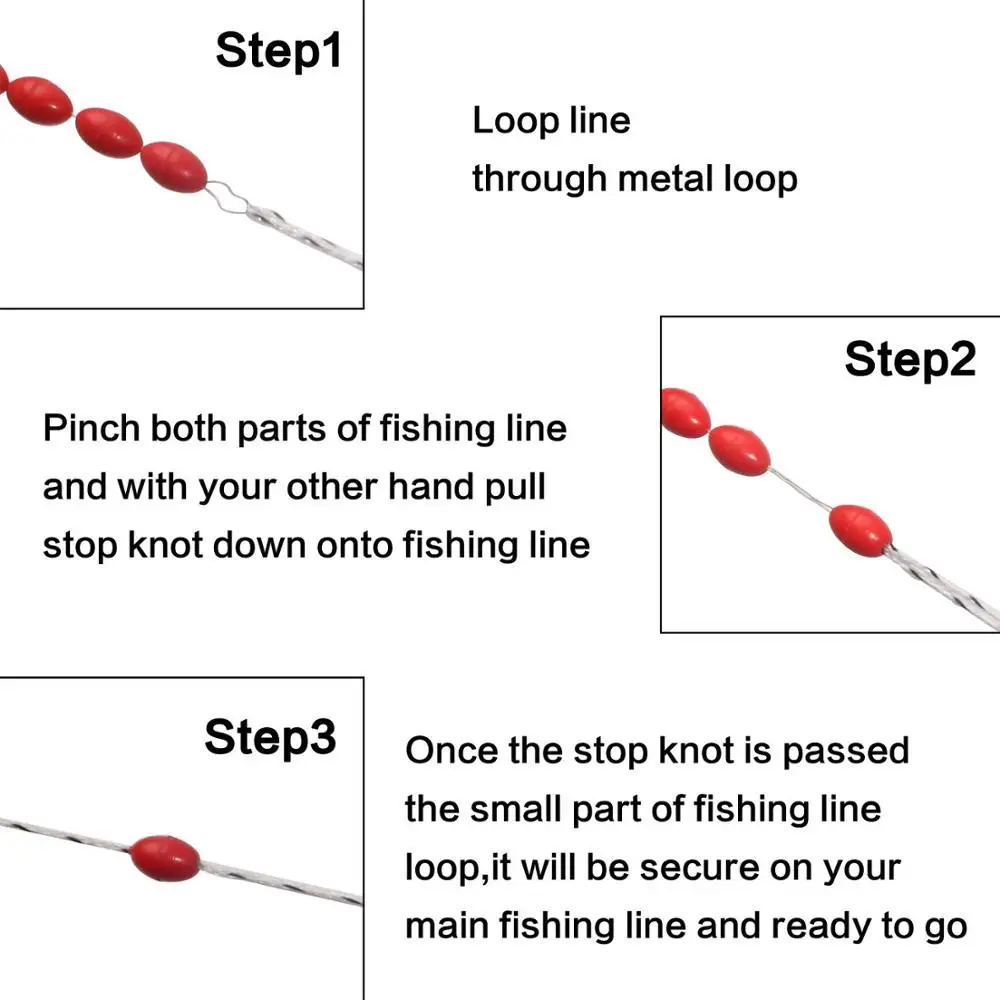 
Wholesale Fishing Stopper Rubber Float Bobber Bead Fishing Line Stops Space Bean Rigging 6colors 10pcs/set 