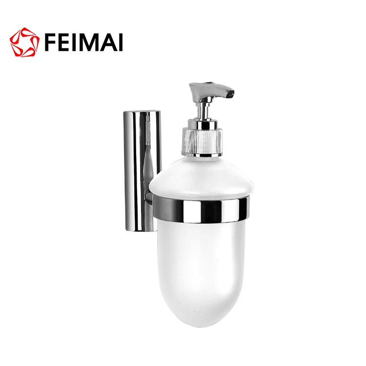 
Fashion Design Wall Mounted Liquid Hand Soap Dispenser for Bathroom Chrome1681 