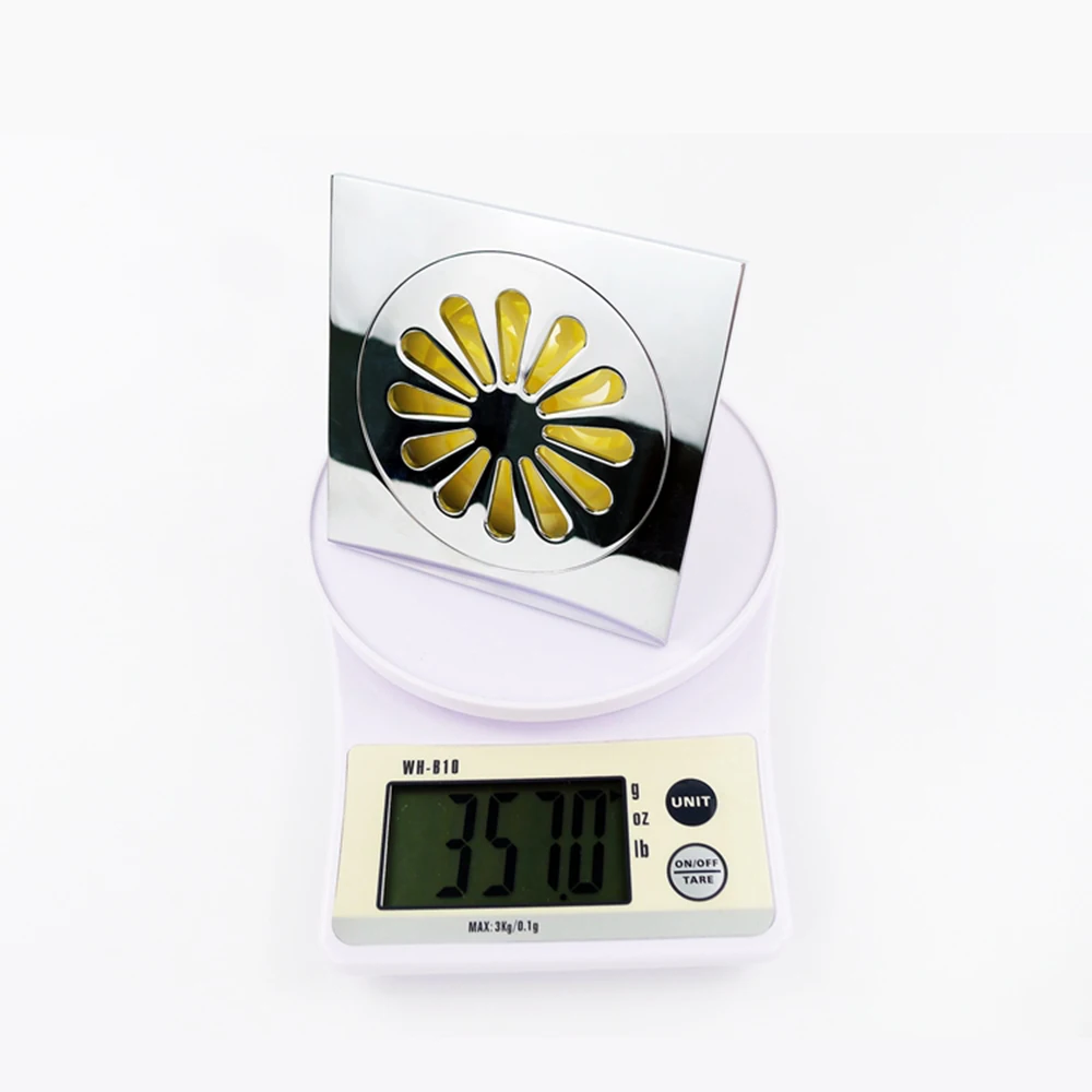 4 inch toilet fittings of shower floor drain floor trap with chrome plated