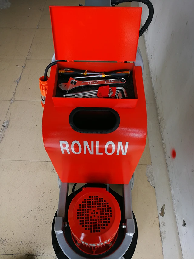 Concrete screed floor cleaning granite terrazzo trowel machine