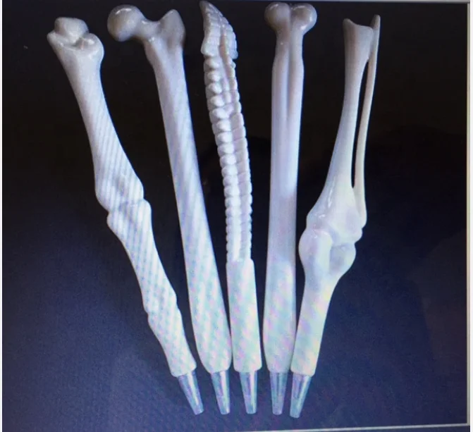 0.7mm Novelty Pen Writing Supplies Bone Shape Ballpoint Pen