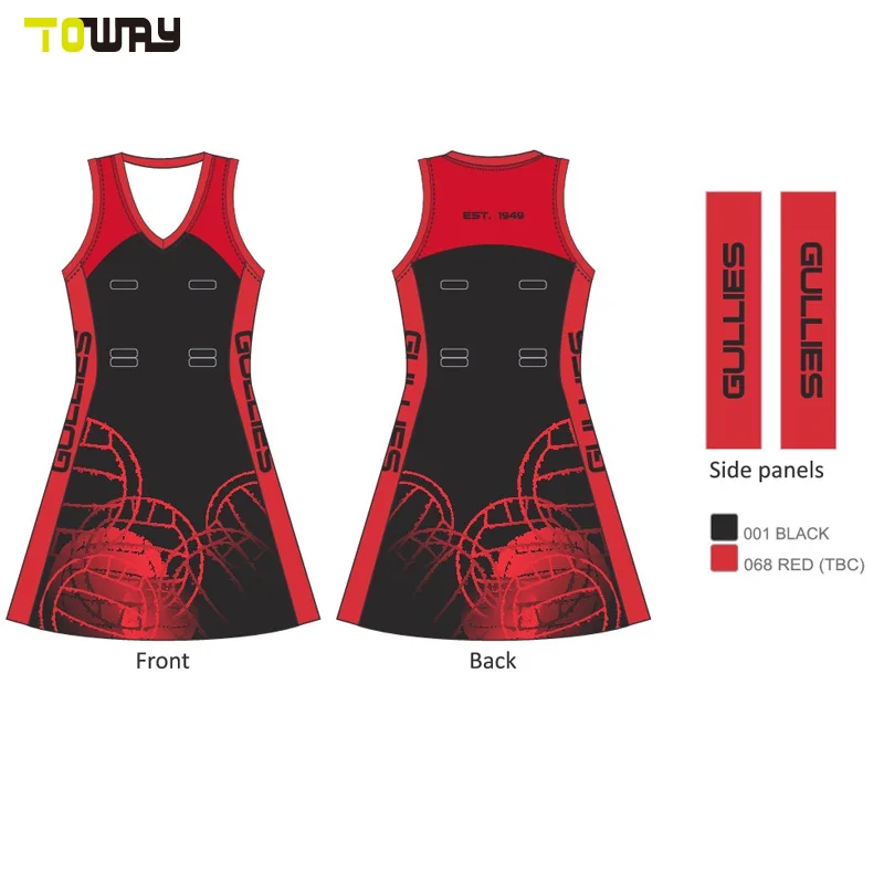 cheap plus size netball dress uniform