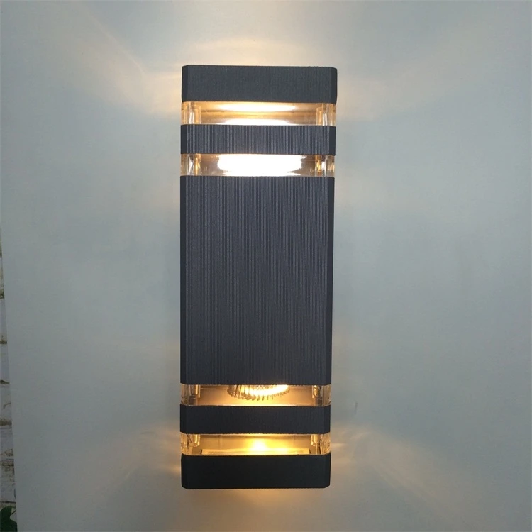 good selling  E27 led wall light outdoor aluminum tube up and down lighting fixture
