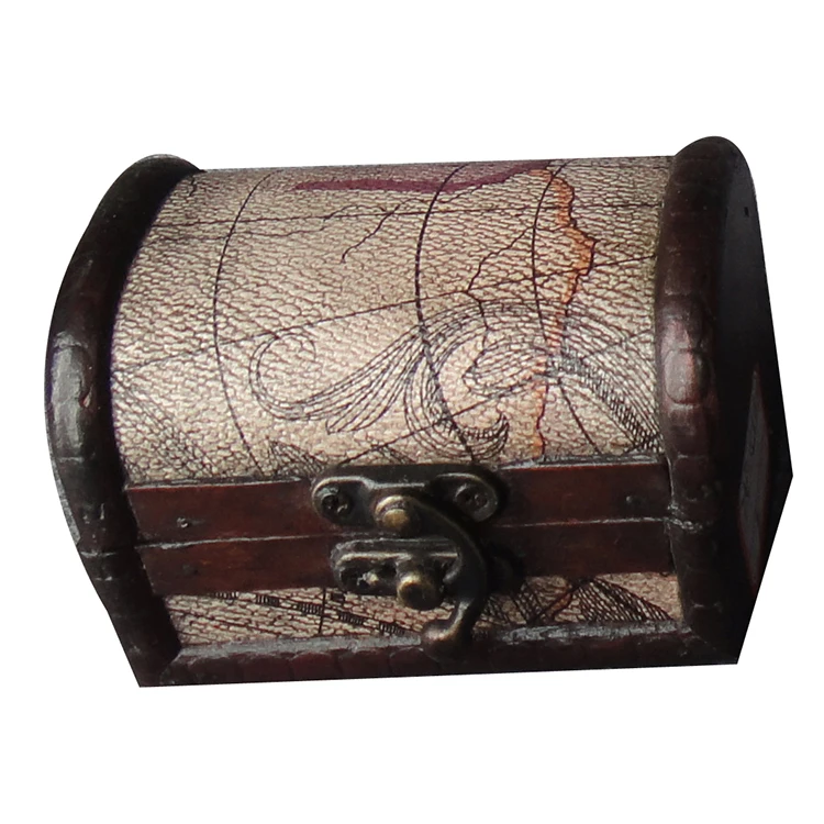 Ручная работа декоративный деревянный миниатюрный пиратский Кладоискатель