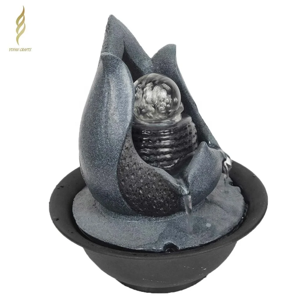 Custom New Design Feng Shui Fountain Indoor Tabletop Water Fountain