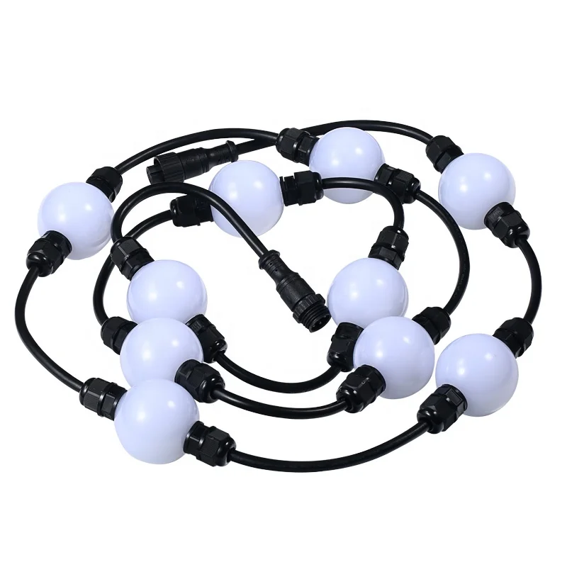 Decorative disco light dmx rgb led 3d ball curtain light