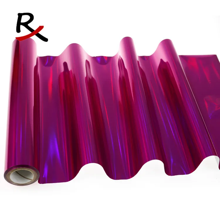 S002# custom hot stamping foil hologram for fabric & leather