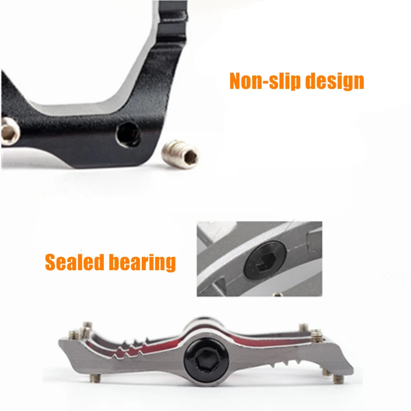 Ультралегкие педали для горного и шоссейного велосипеда с 3 подшипниками, герметичные велосипедные педали с платформой из алюминиево-магниевого сплава