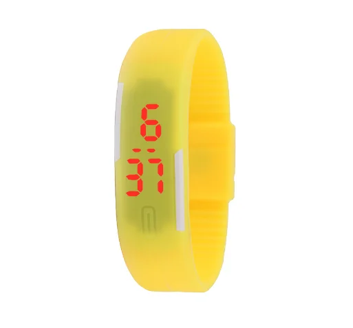 Fashion Men Led Digital Watch Women Casual Yoga Silicone Sports Wristwatch Children Kids Watches Outdoor Bracelet Watches Clock