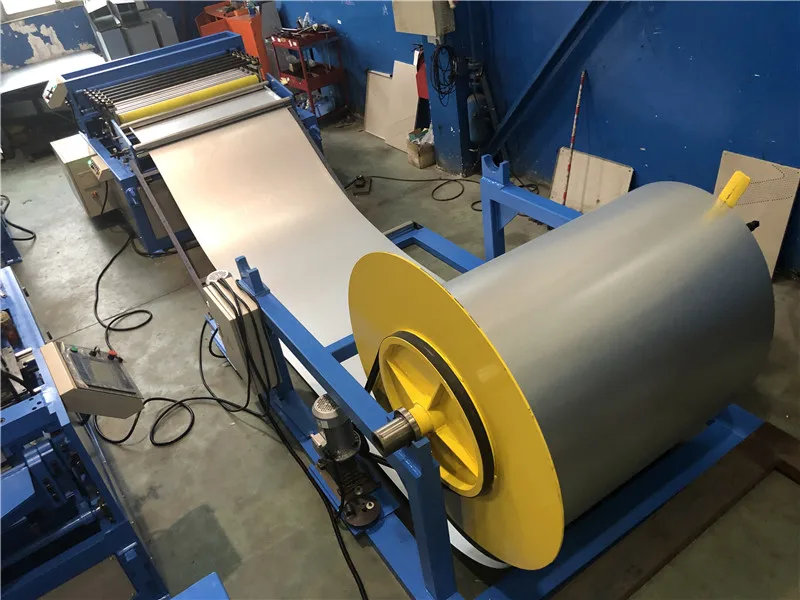 
Economic GI and SS metal steel sheet coil cut to length machine 